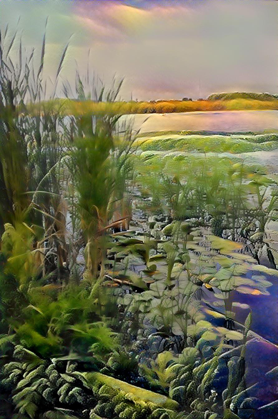 Marshland  Bullrushes & Lily Pads / My Image