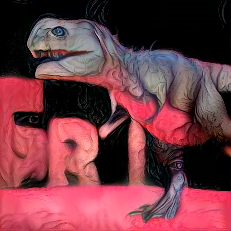 T-rex giving a Ted talk