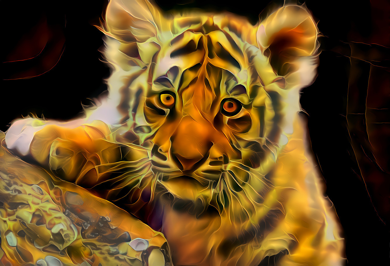 Cute Tiger Cub [1.2MP]