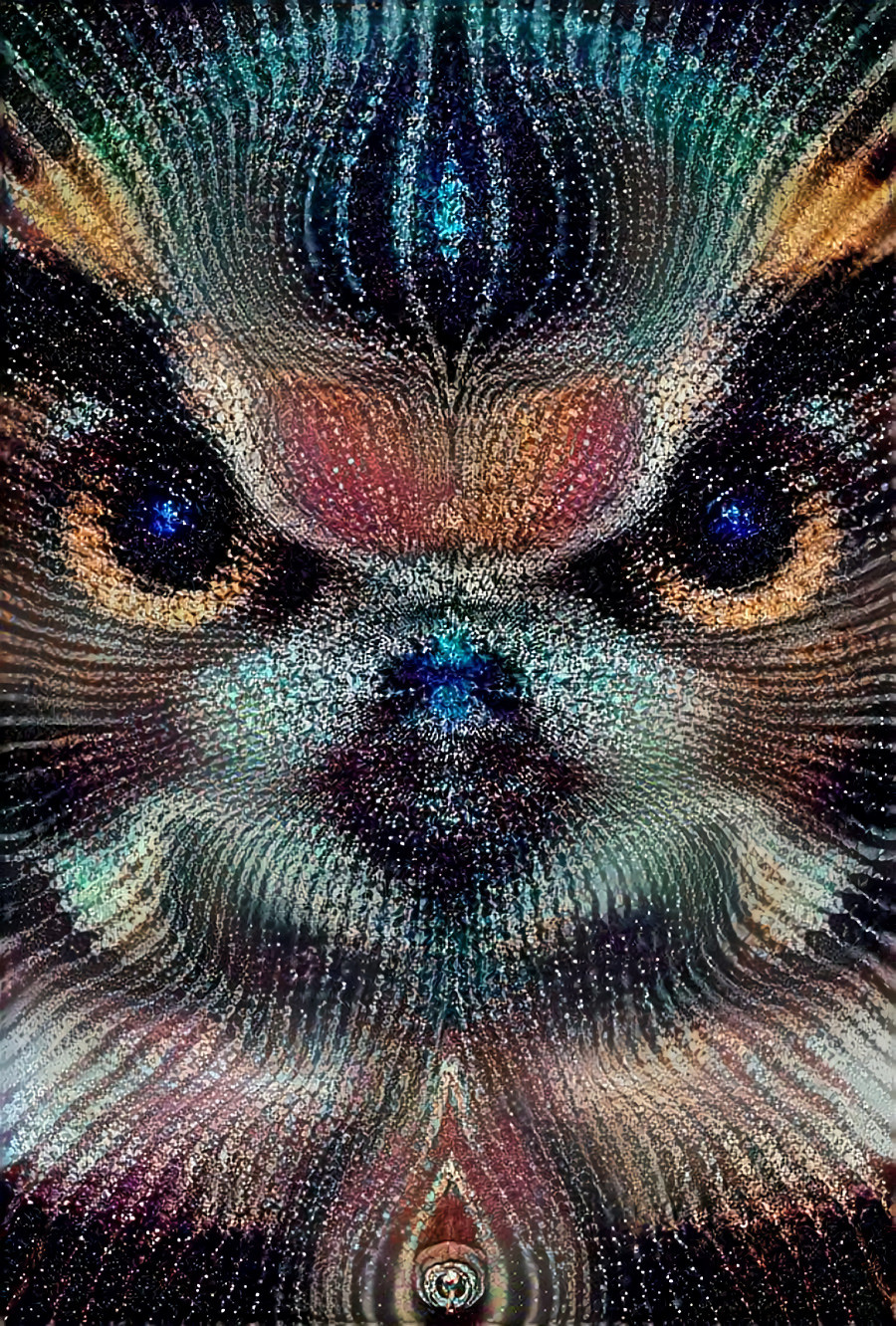 "Glitter owl" _ (220415)