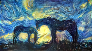 A Trot Through The Starry Night