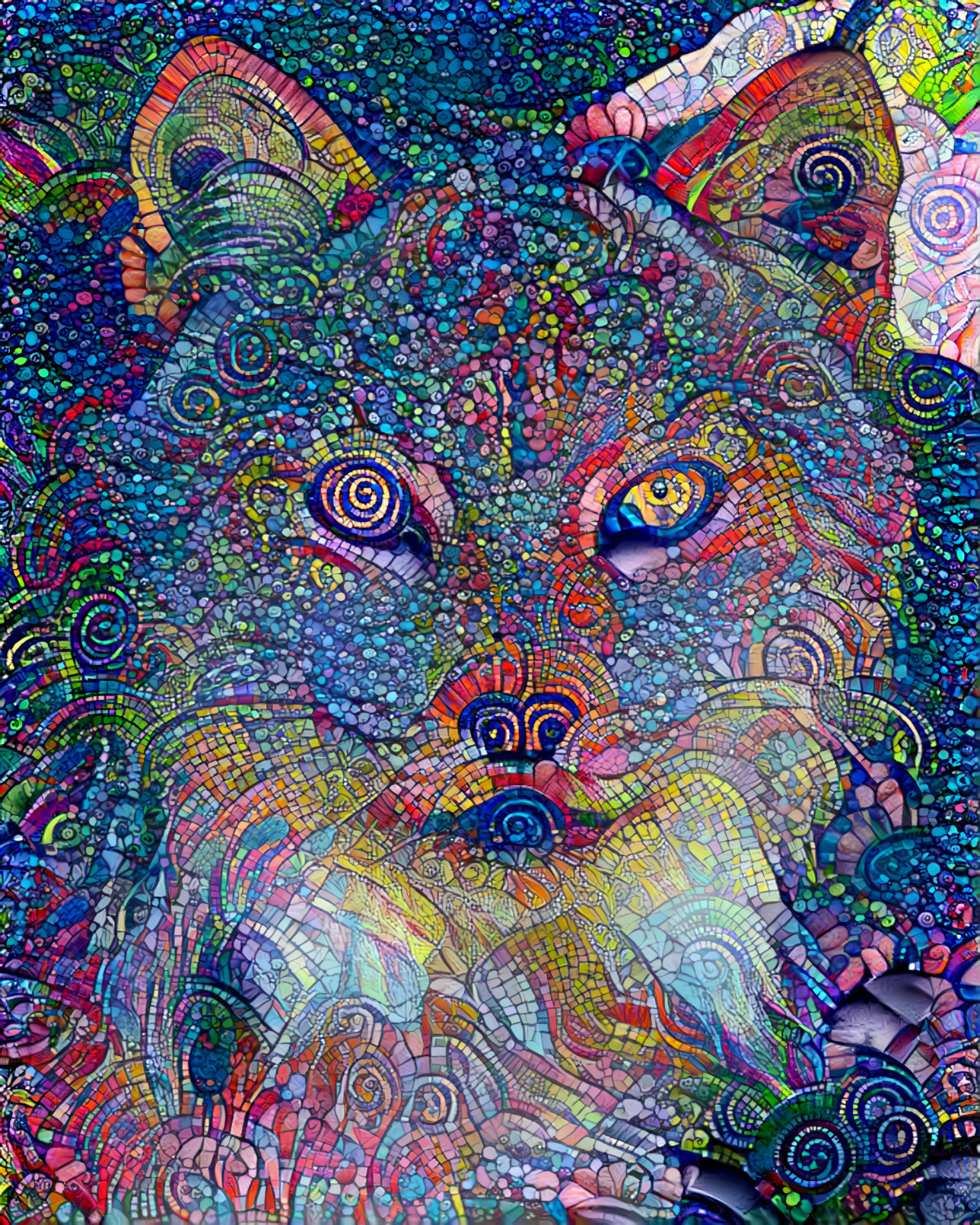 Bobcat Mosaic