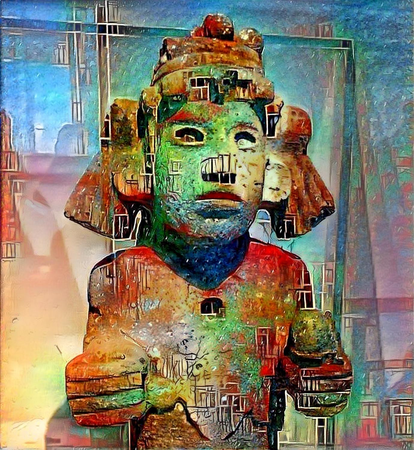 Mesoamerican statue