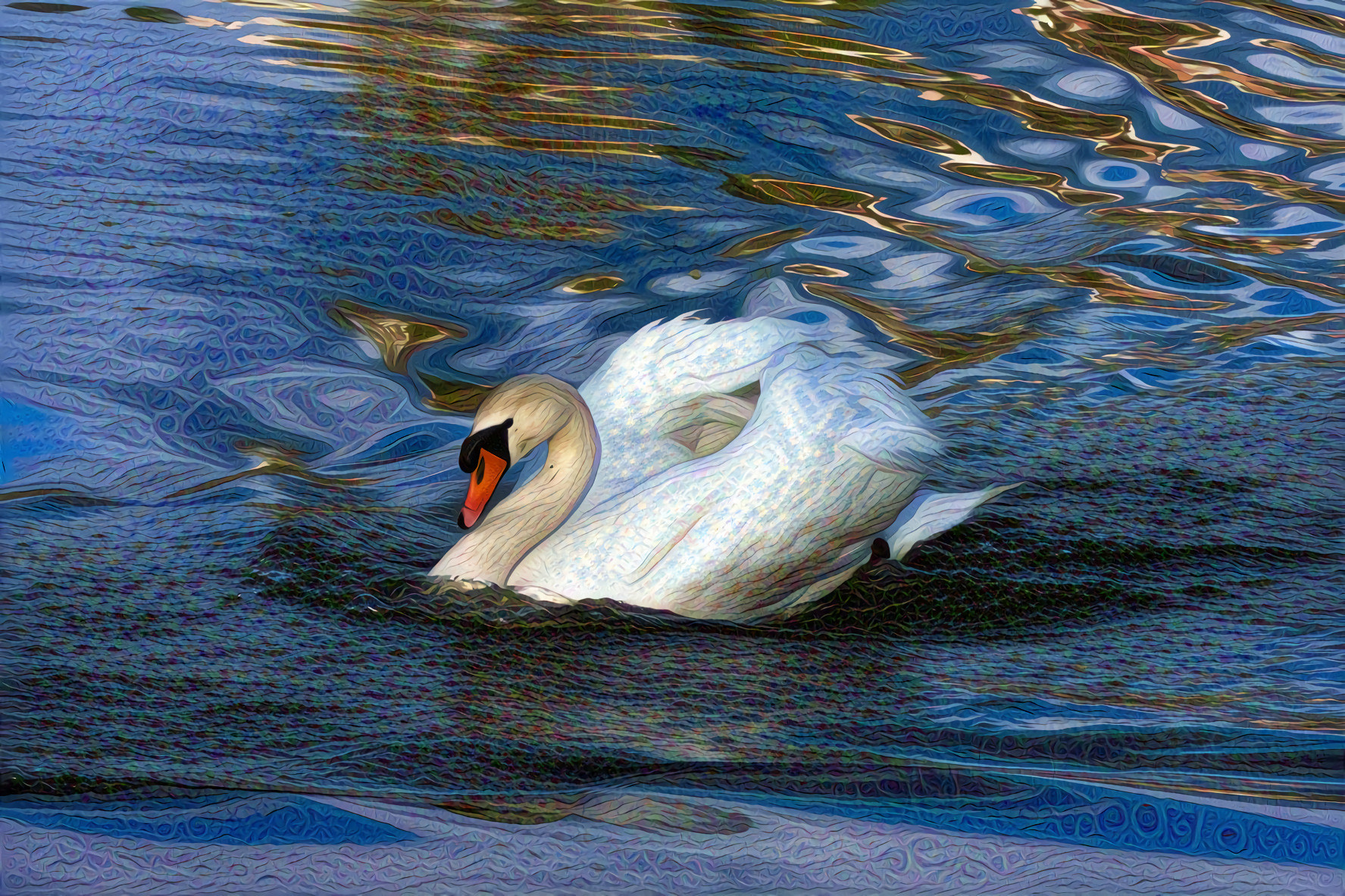 Swan with Grace and Style