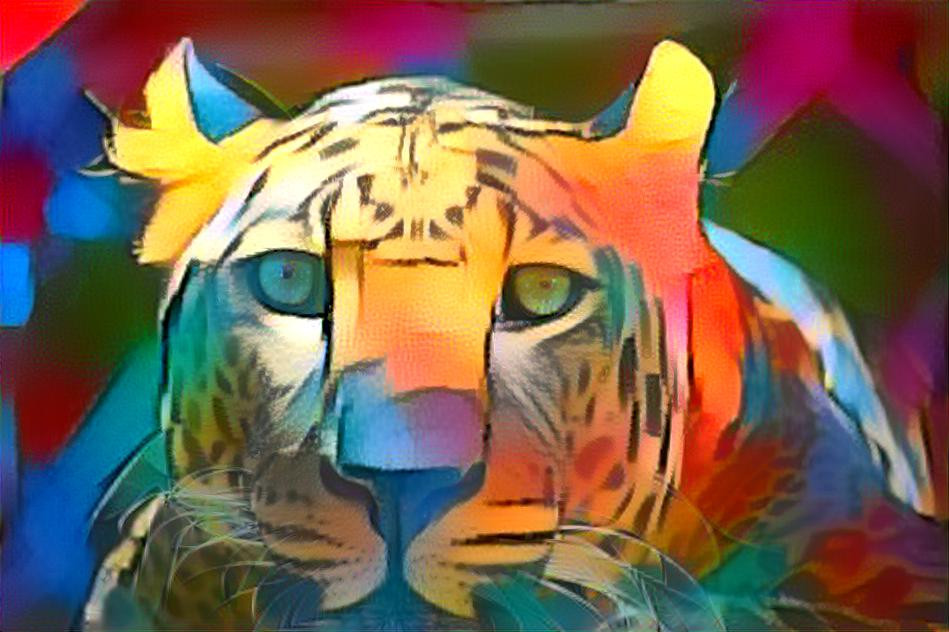 Psychedelic Tiger