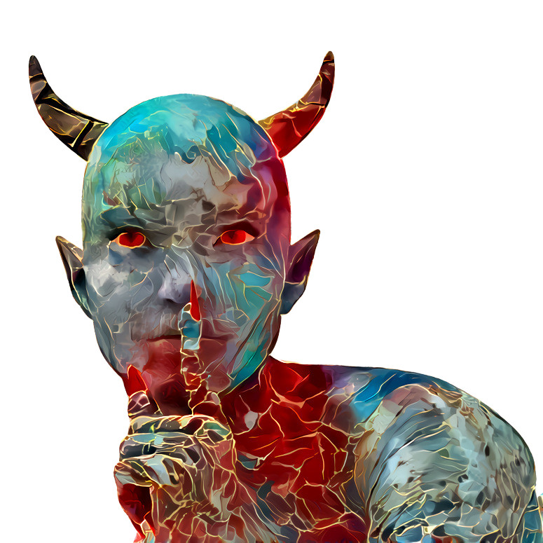 Stained Glass Demon