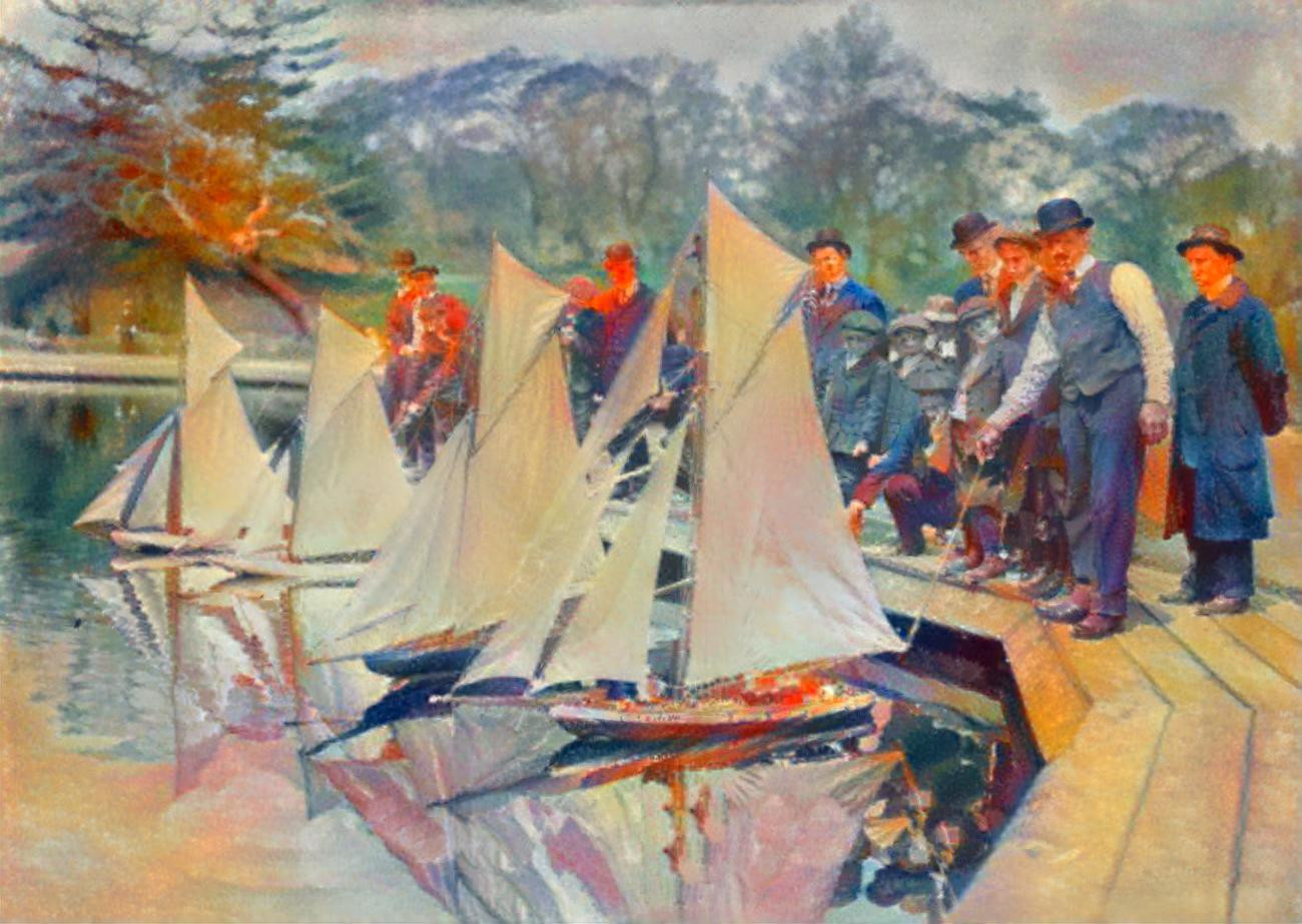 Model Boat Races 1900