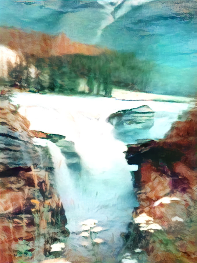 Athabasca Falls Jasper - My Style & Image