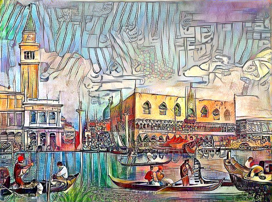 Canaletto Bacino di San Marco : boating