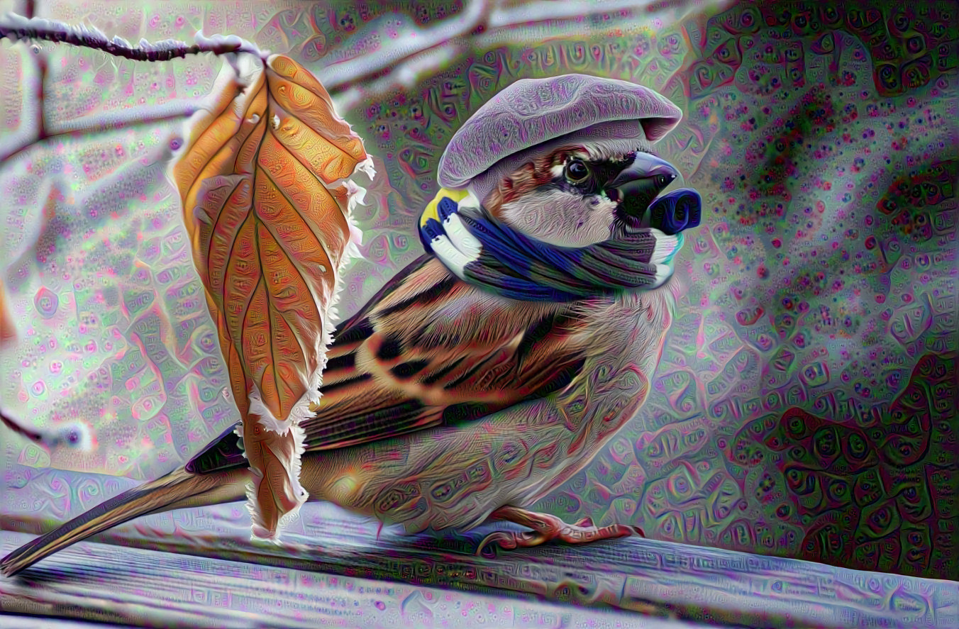 Dapper Winter Sparrow