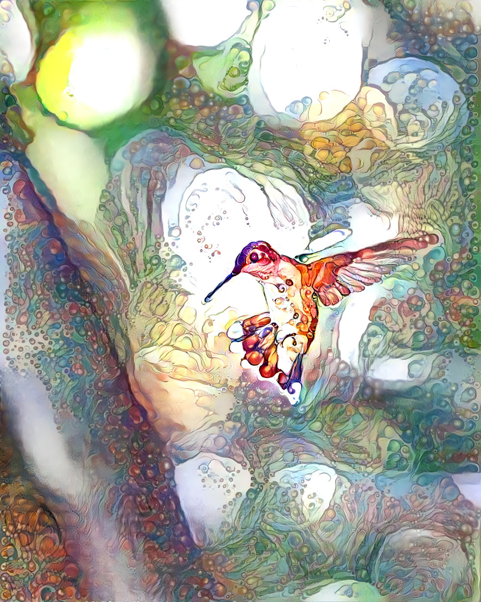 Hovering Hummingbird 