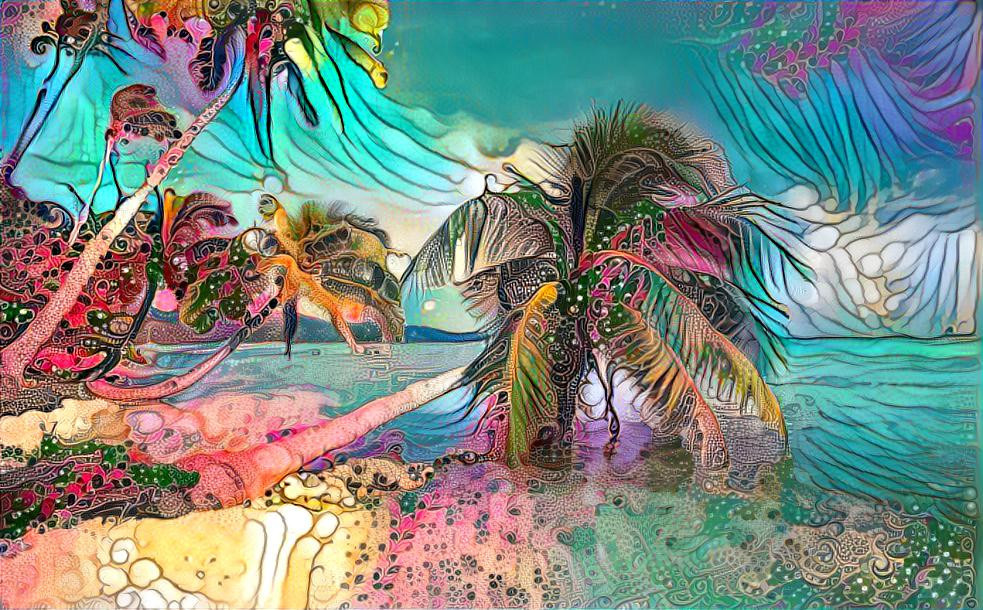 Digital Art by MJI  Rainbow Beach