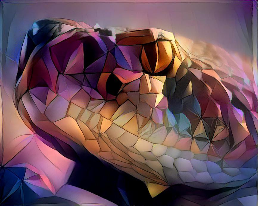 Low Poly Snake