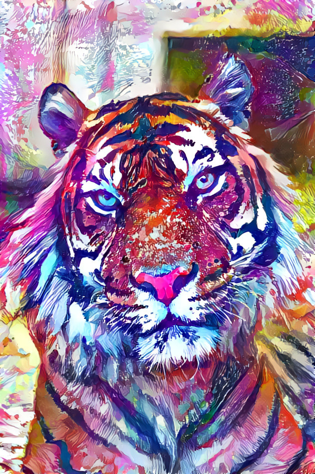 Tiger watercolor