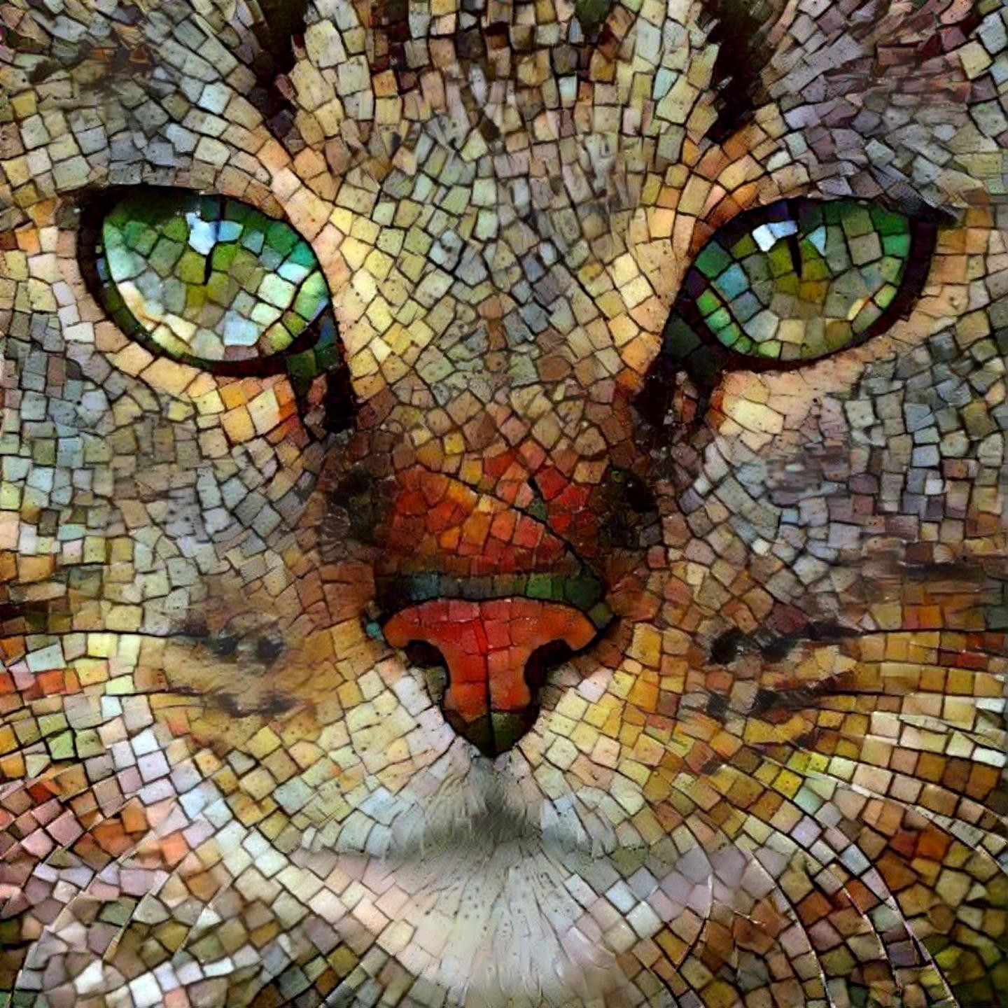 Ancient Cat Mosaic 