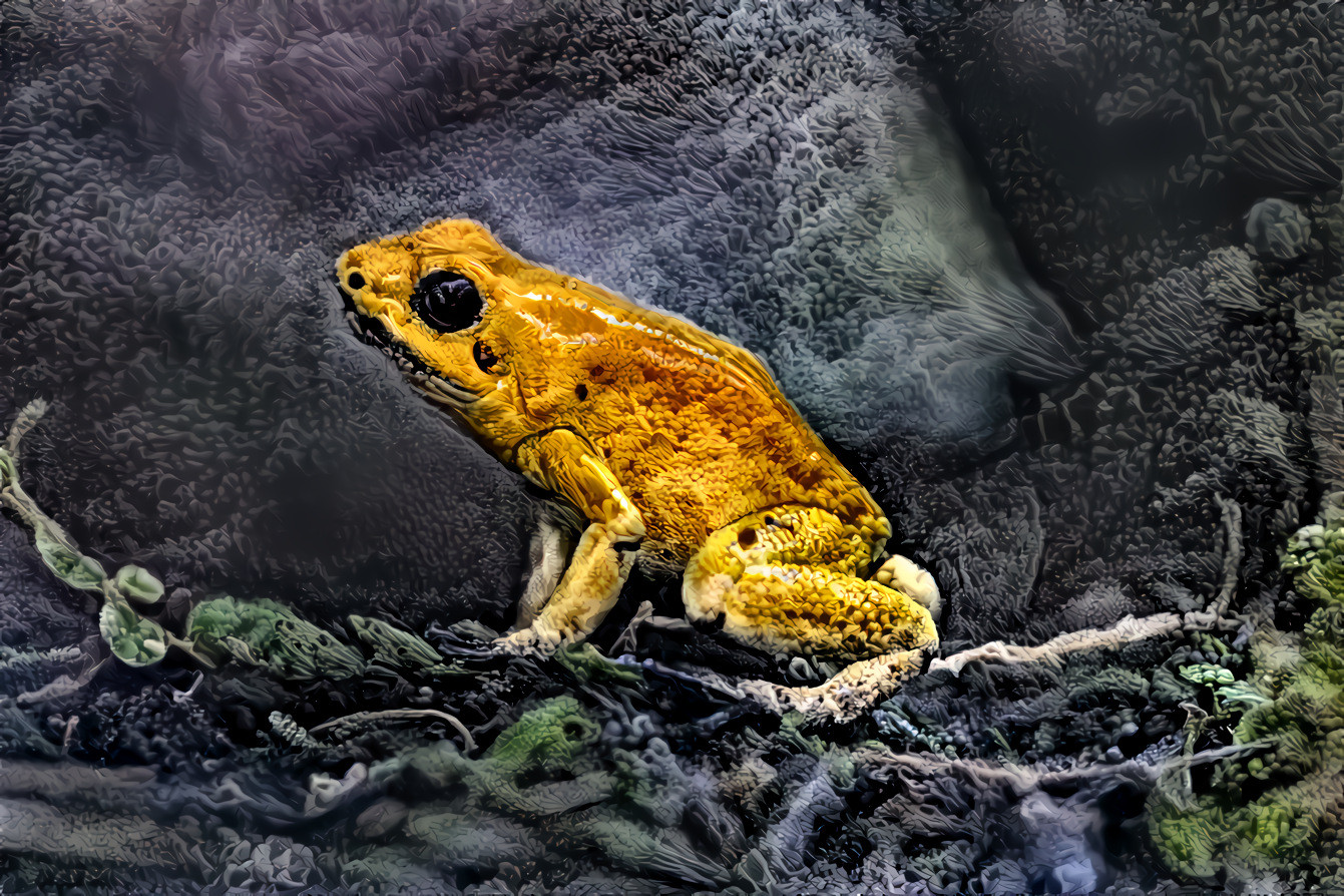 Yellow frog