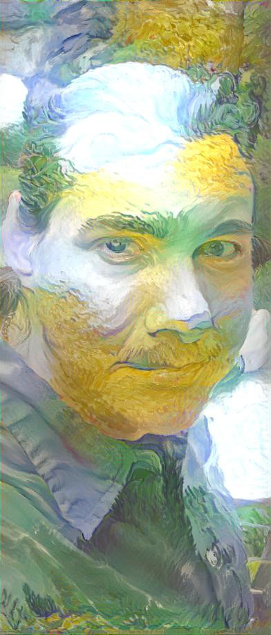 Self Portrait, study of Vincent Van Gogh