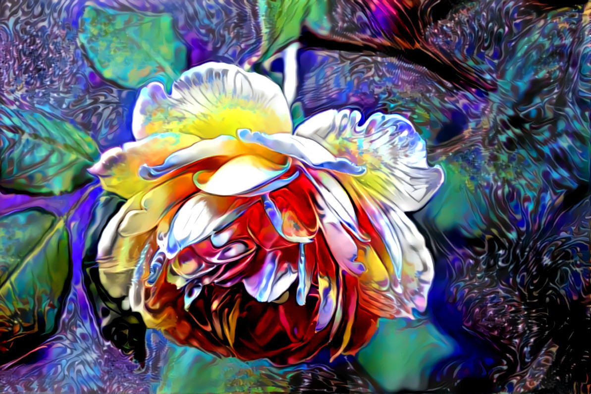 Collage Rose