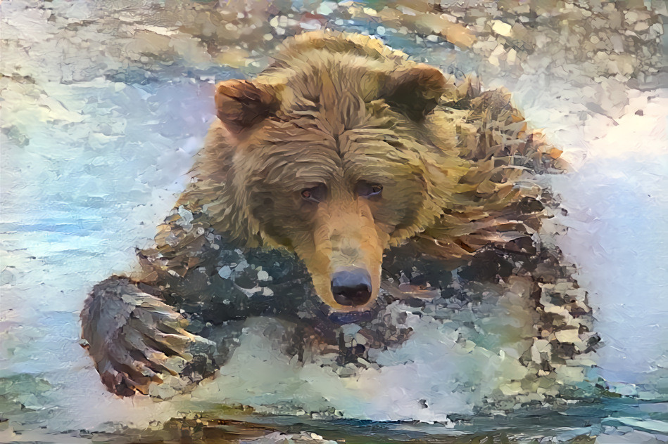 "Splashing Bear"
