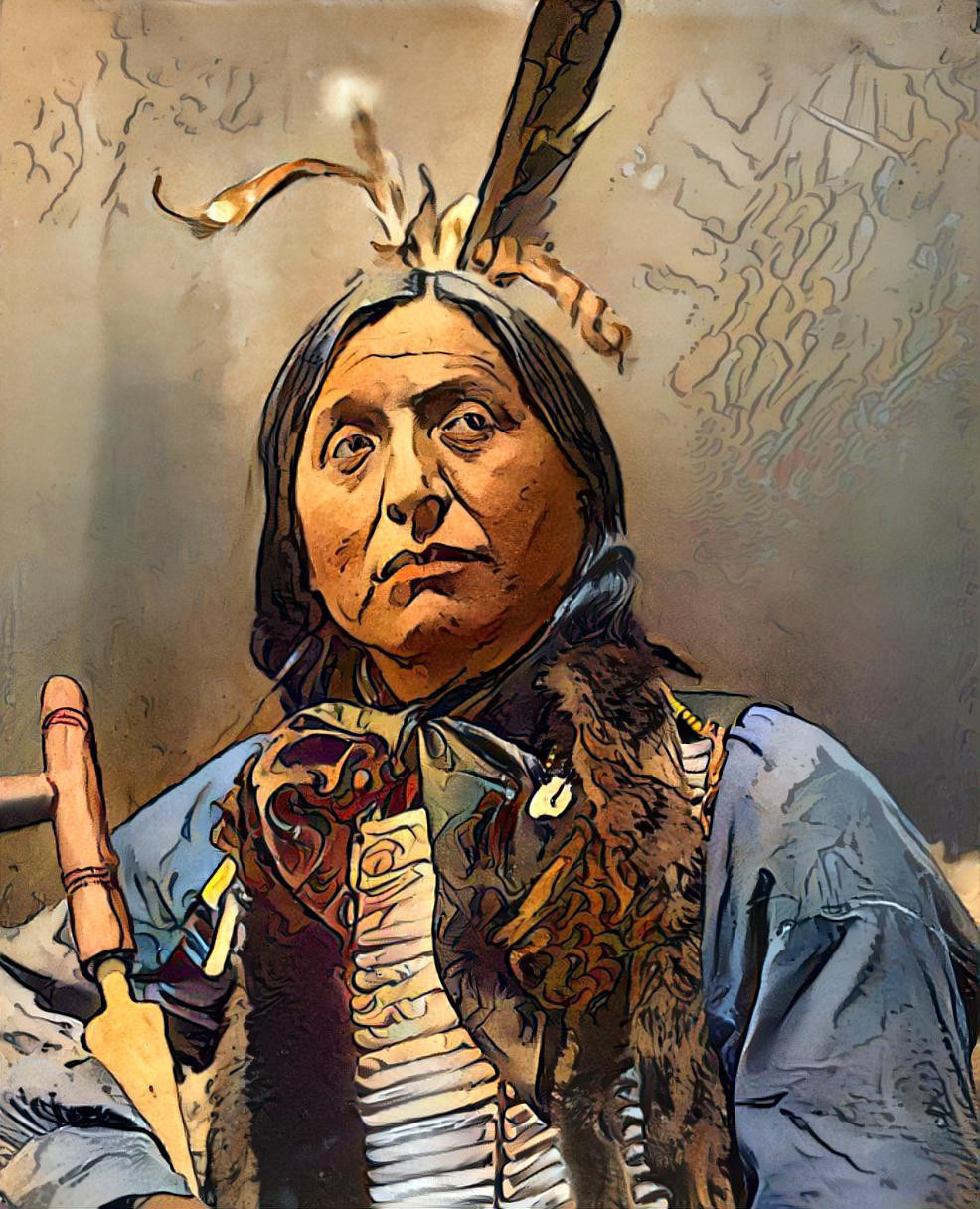 Left Hand Bear Chief Oglaha Sioux