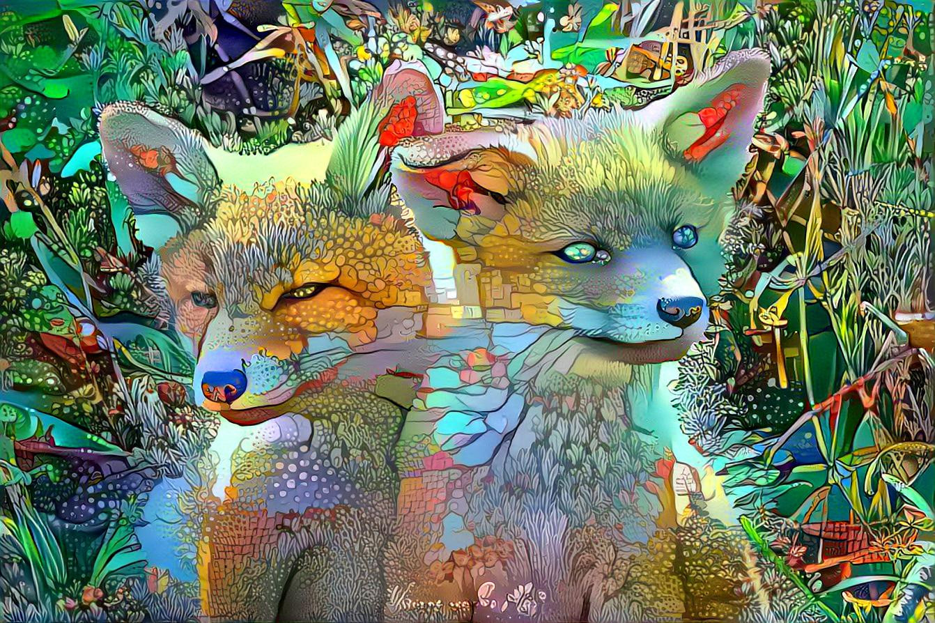 juvenile foxes