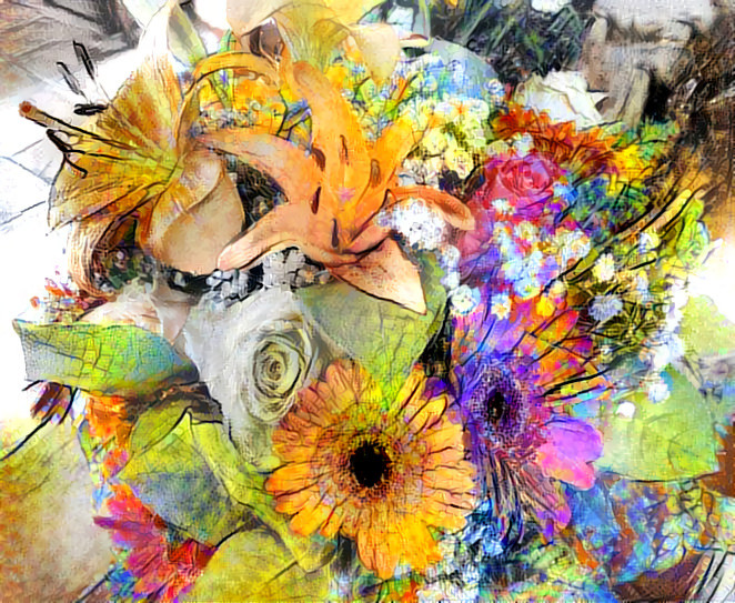 "Bouquet" - by Unreal, from own photo.