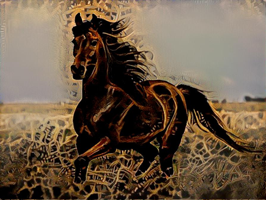 Steampunk horse