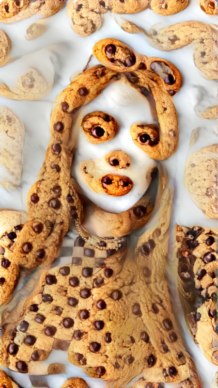 bella thorne ~ chocholate chip cookies in milk