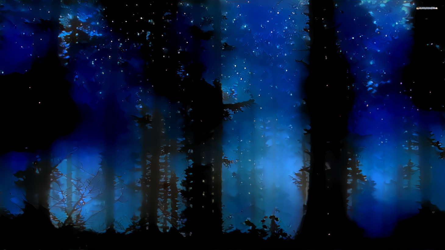 Deep Blue Forest