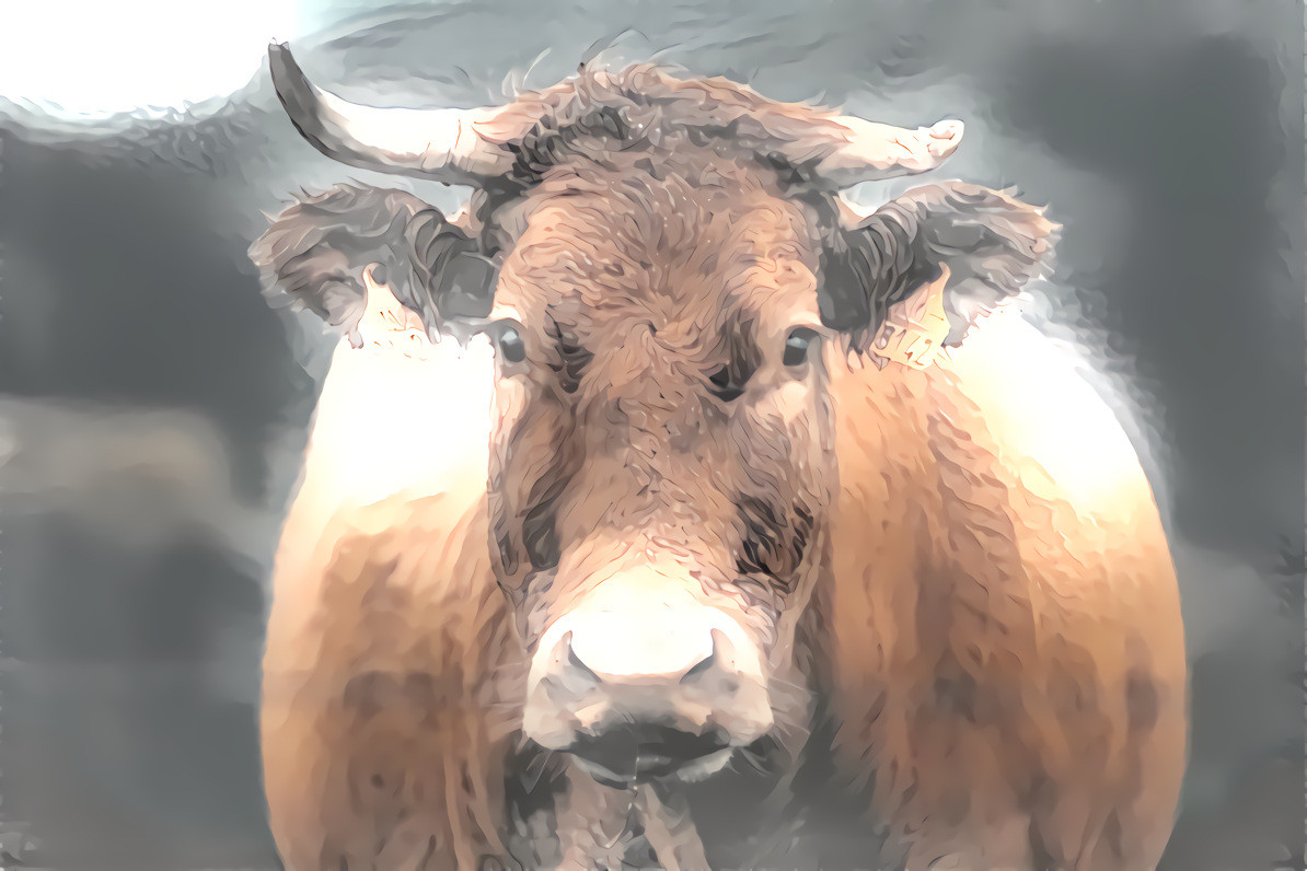 cow brown rural utopia