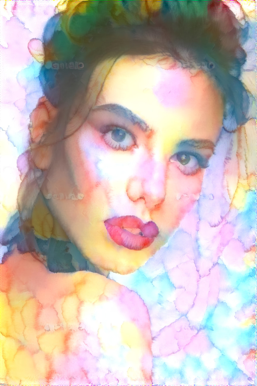 model - light watercolor
