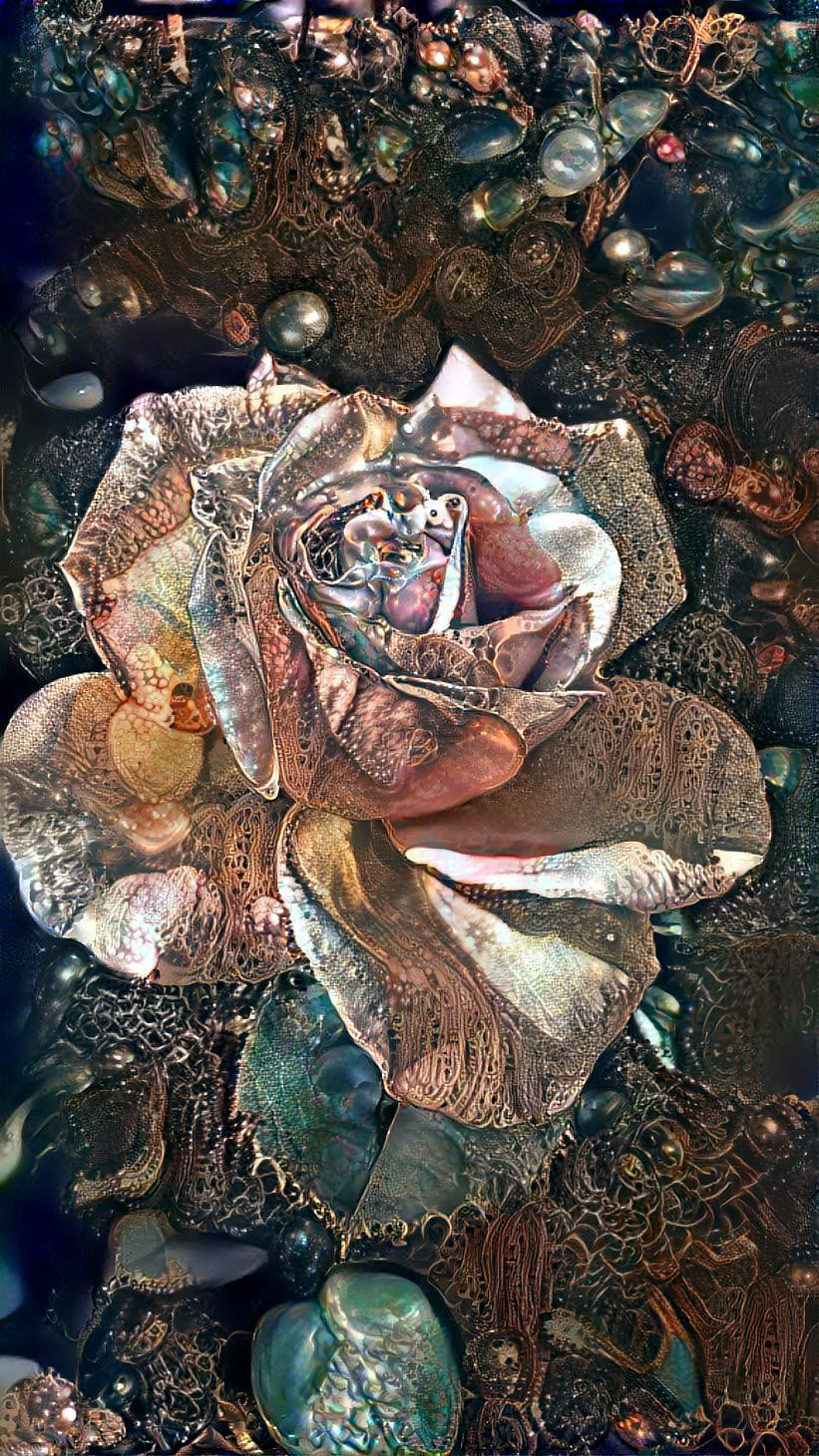 dissected rose