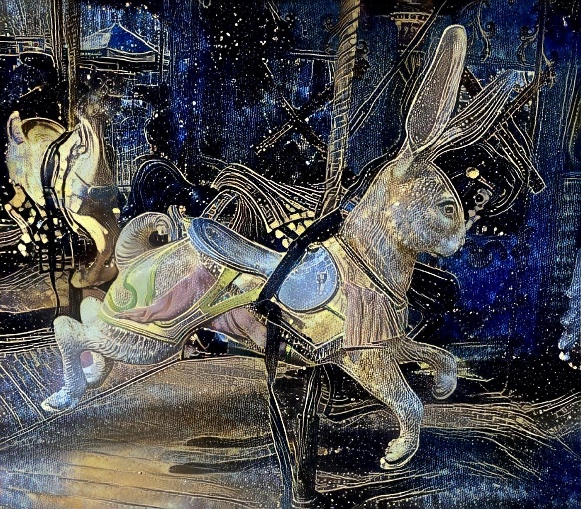 Rabbit on an Intergalactic Merry go Round