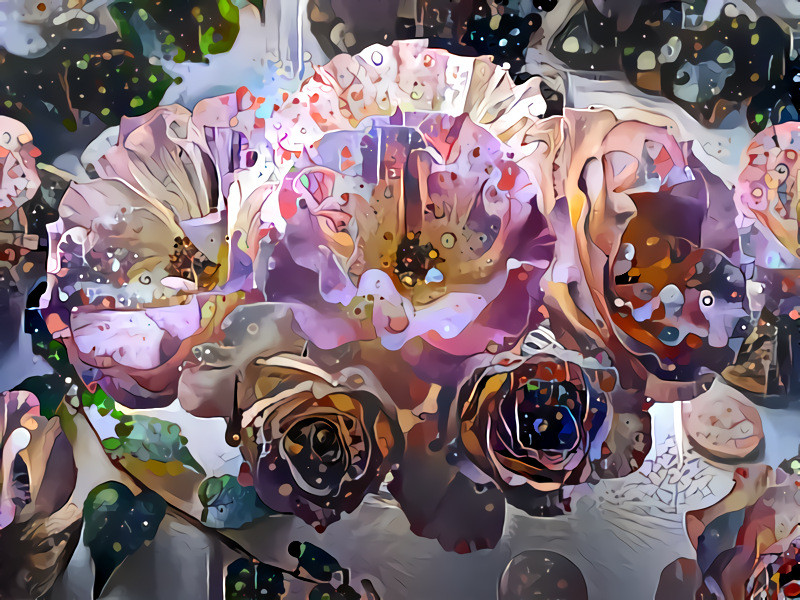 ‘Life is just a bowl of roses.' Style: Michael Leunig and unknown artist. Base image: Ephemeral art: ©Alison Lee Cousland: Licensed under CC Attribution-ShareAlike 4.0 International License.