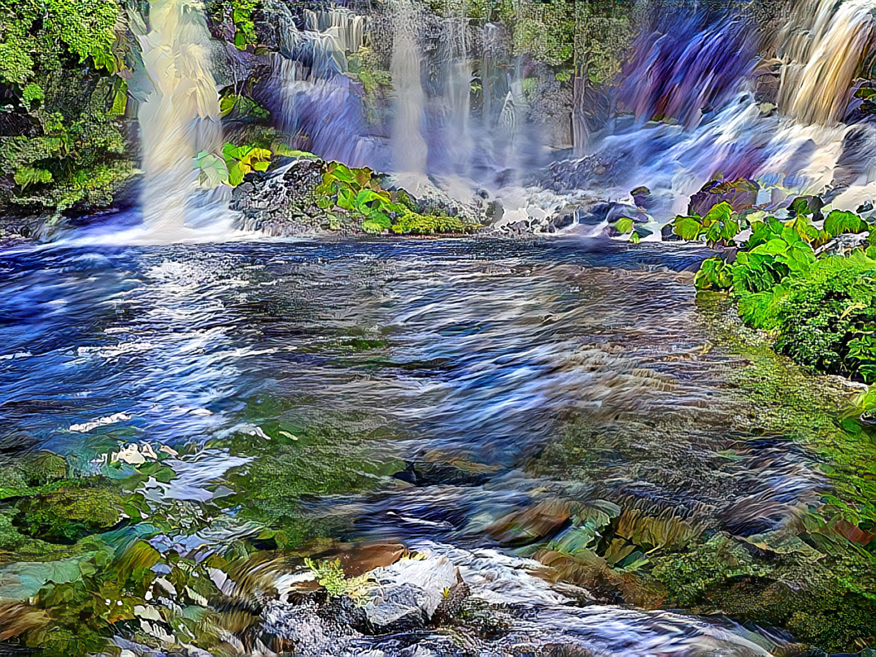 Waterfall Painting 