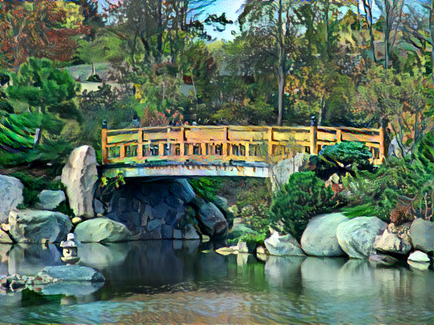 Bridge in Japanese Garden, Meijer Gardens, MI