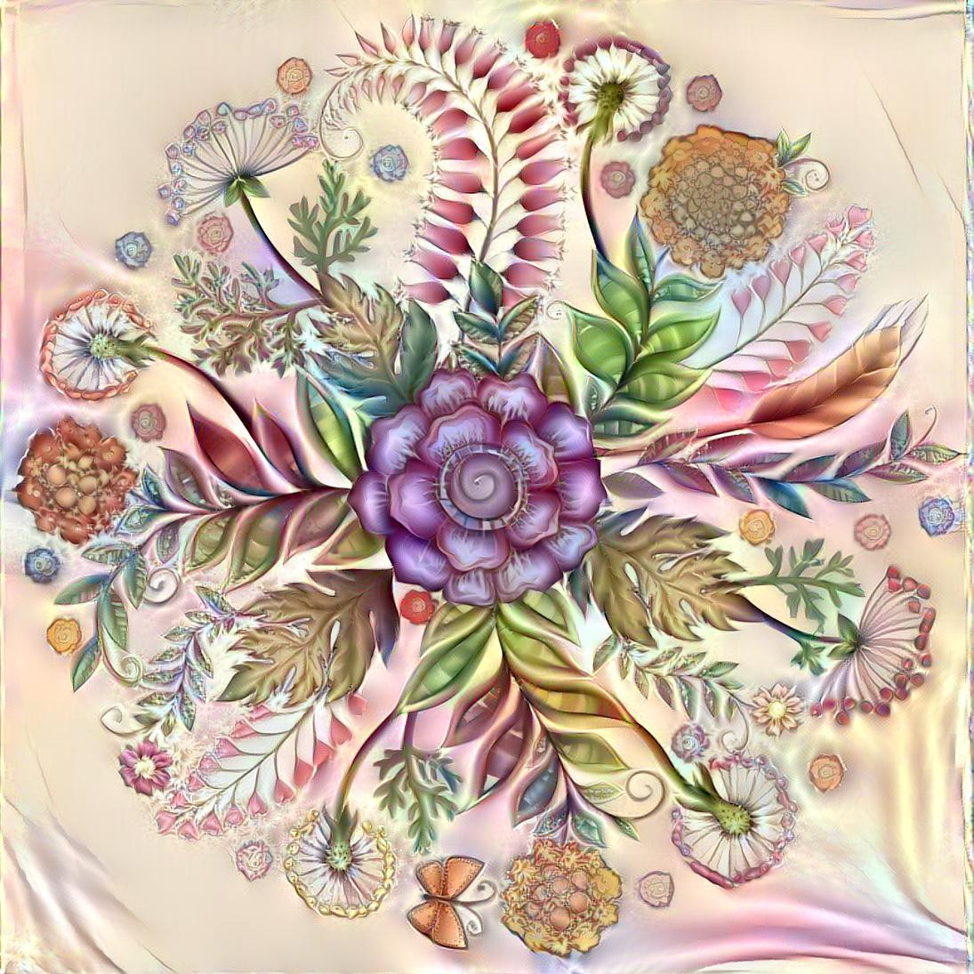 Flower Spiral Design