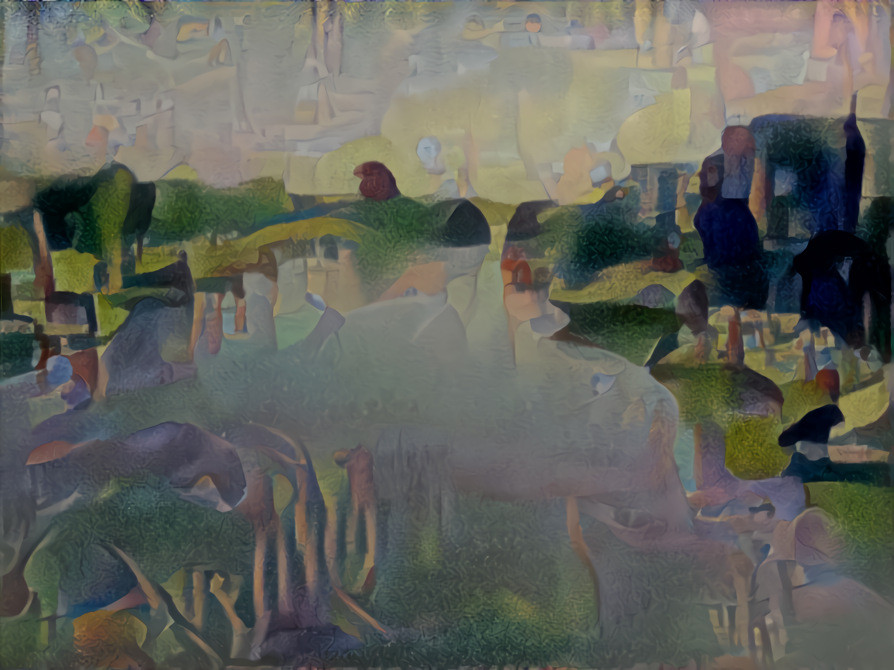Canal 1 - Deep Dream - Georges Seurat