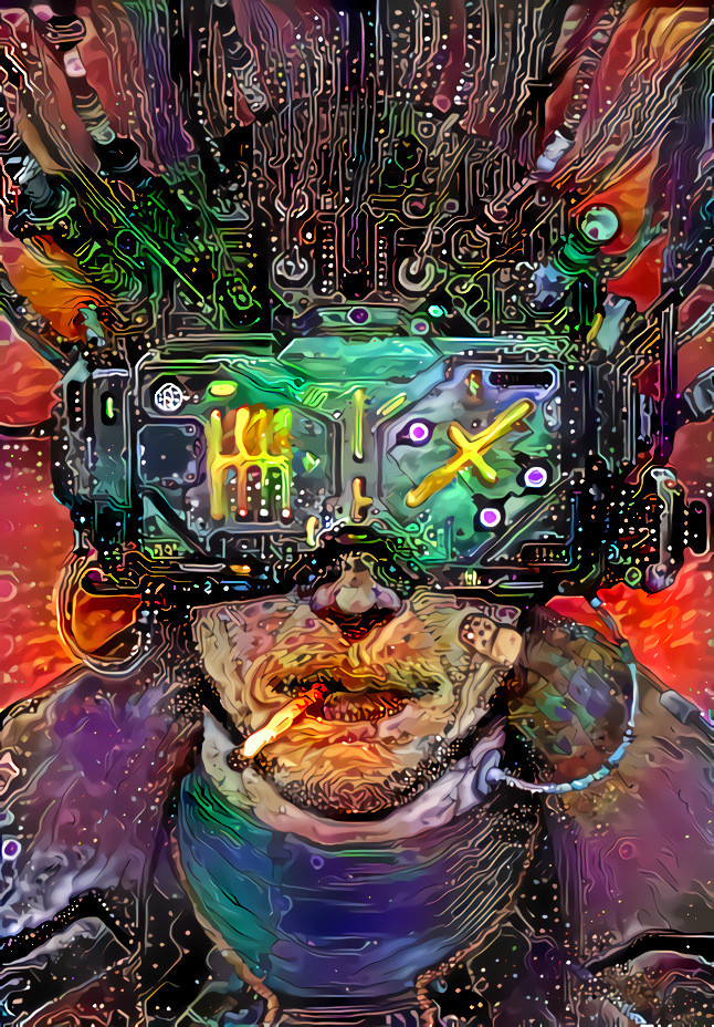 Book cover for an edition of Neuromancer