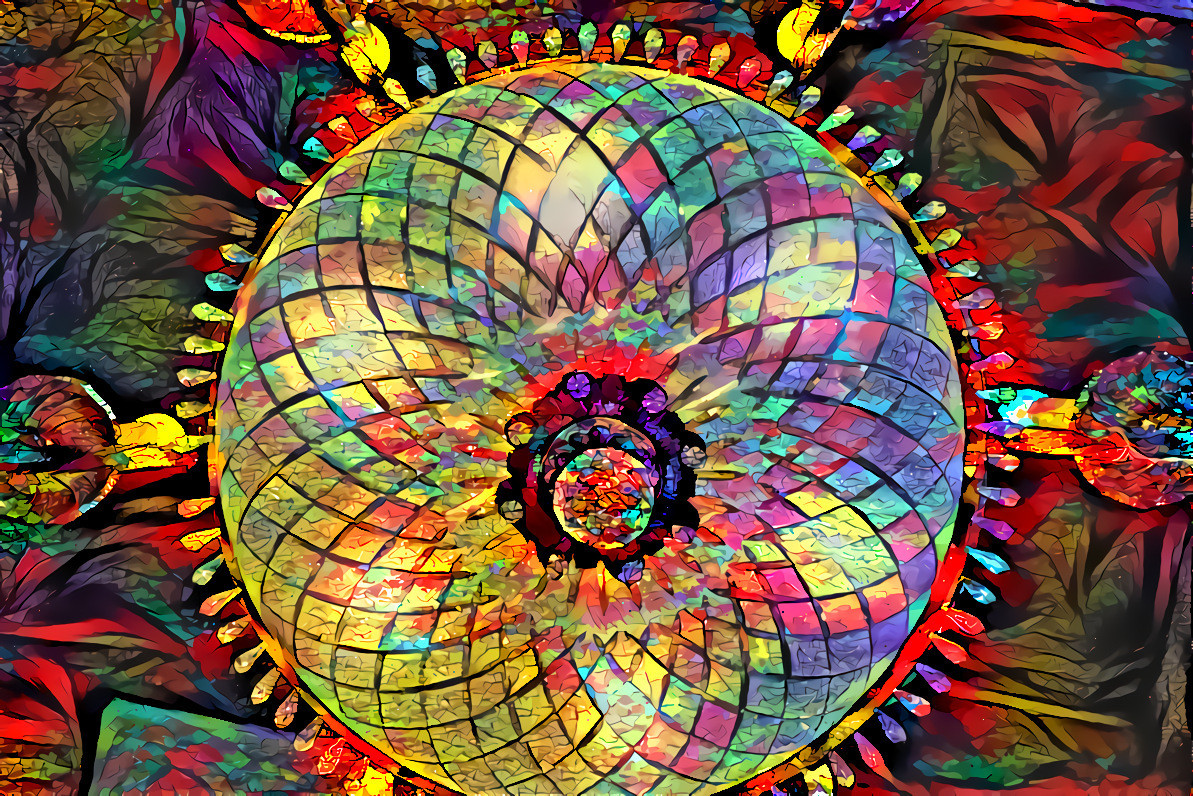 Lamp 3 stained glass 7