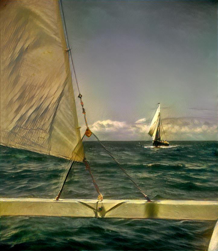 Under Sail, storm coming