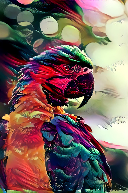Angry Parrot. Photo by Andrew Pons on Unsplash