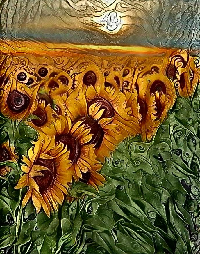 Curvy sunflowers 