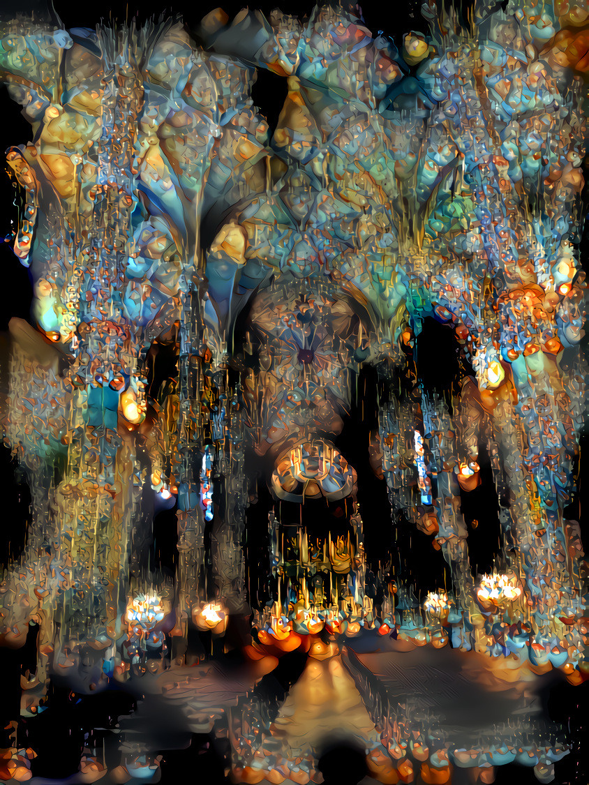 - - - 'Perhaps Cathedrals ought to be like This!' - - - - - - - - - - Digital art by Unreal - from own photo.
