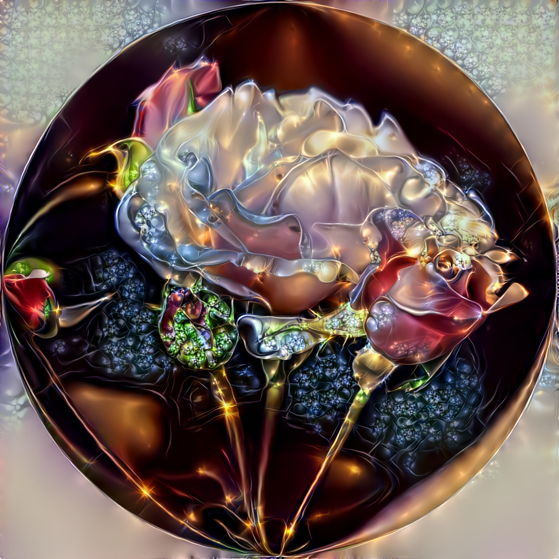 Jeweled Roses