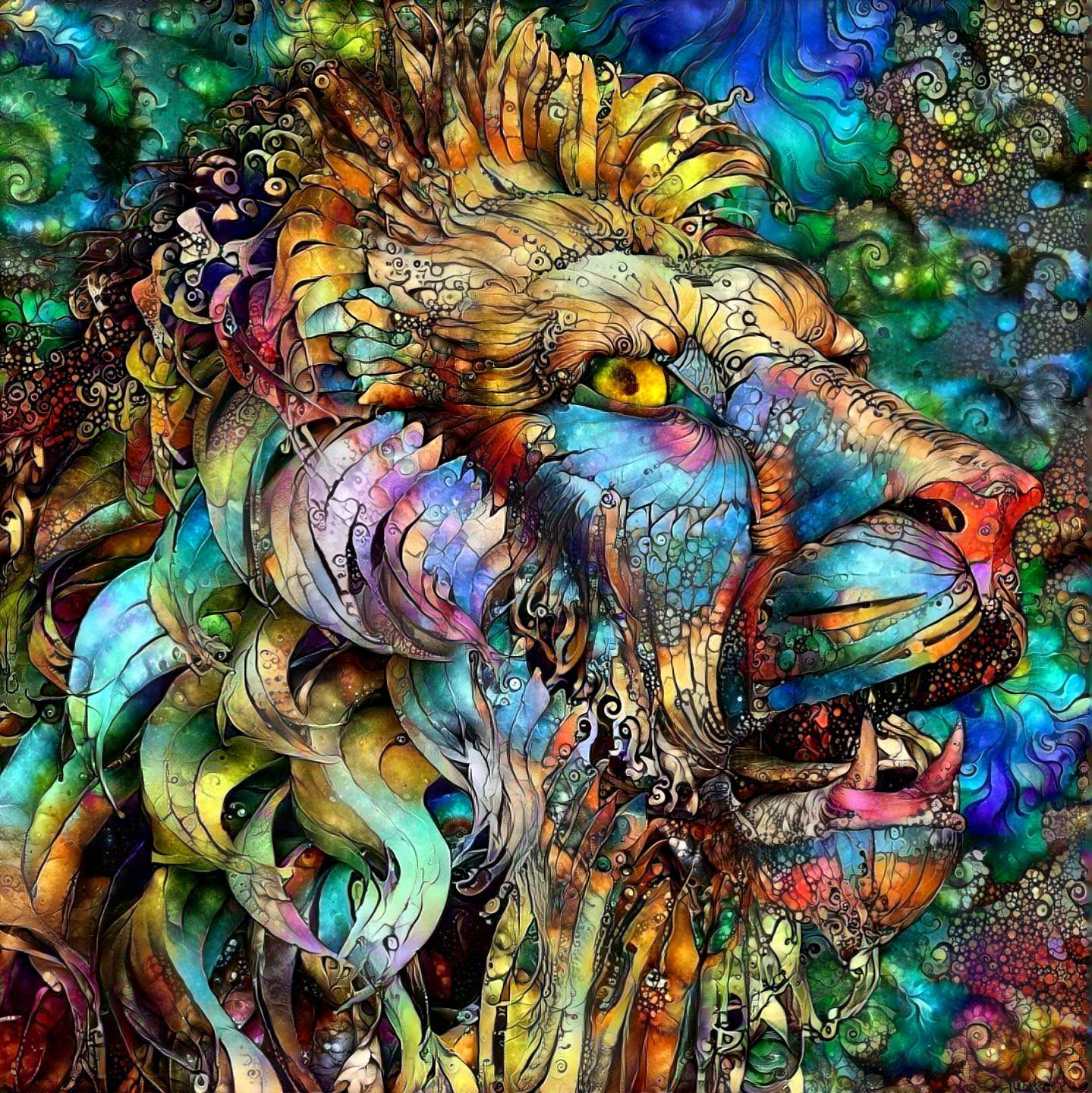 Dreaming of a Colorful Lion  [FHD]