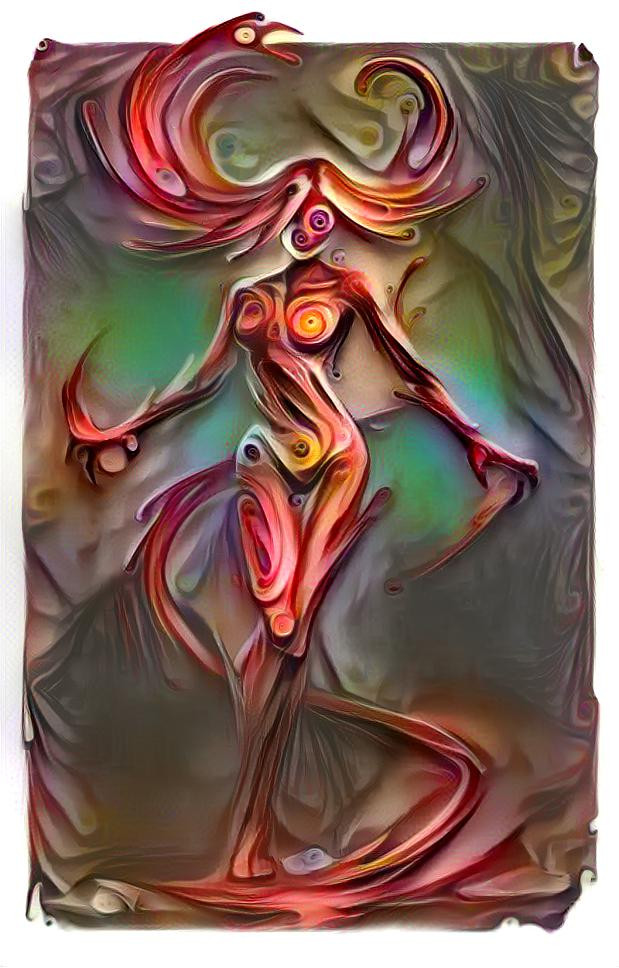 paper swirl goddess