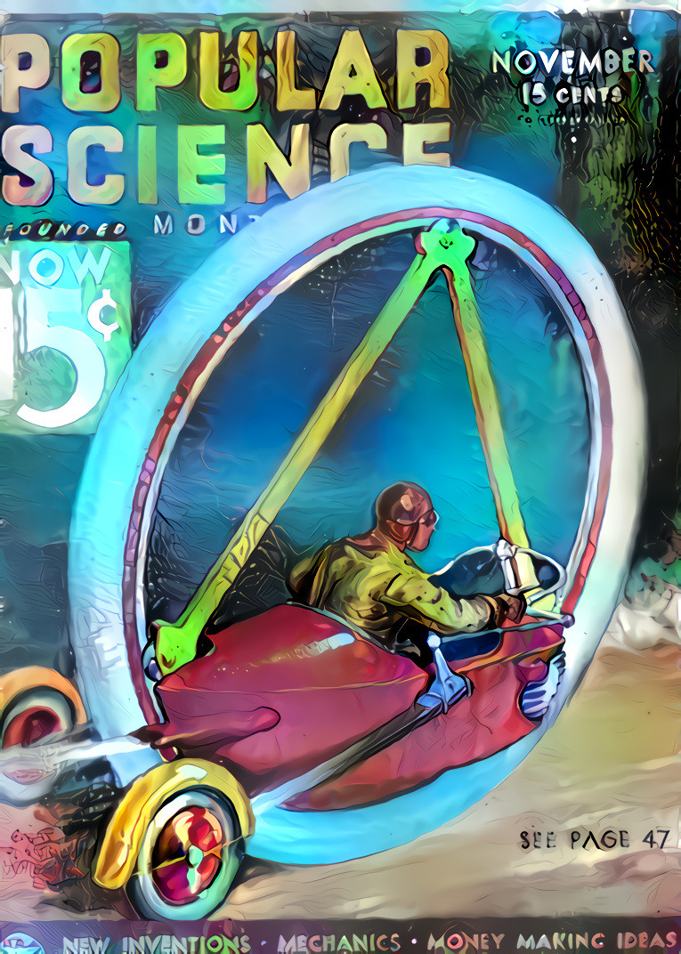 Popular Science Cover art - public domain