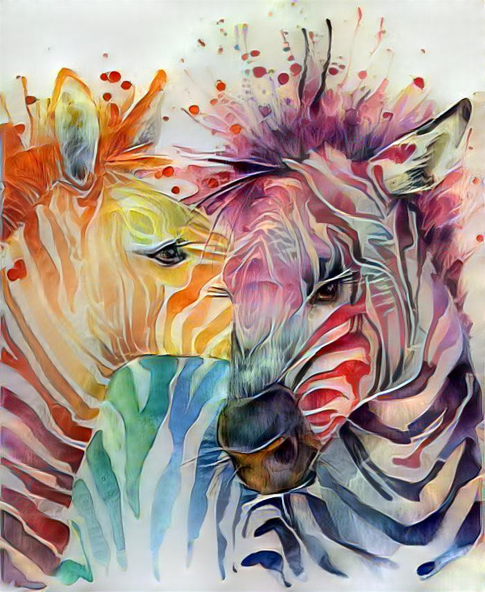 Zebras Over the Rainbow
