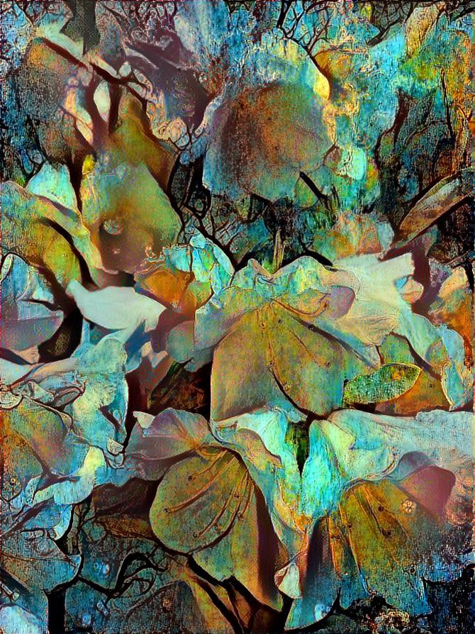 My azaleas as art